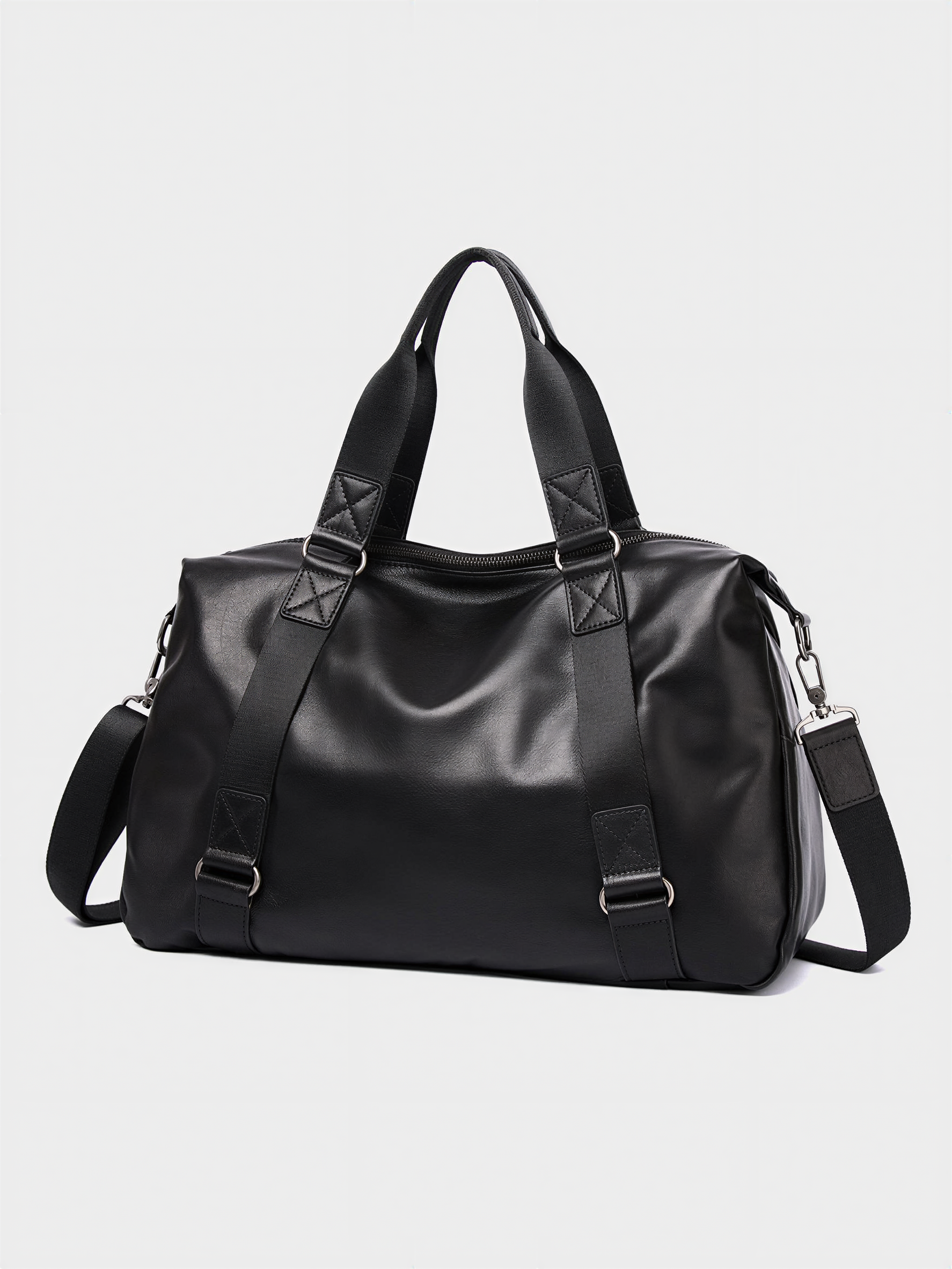 Leather Weekend Holdall D03