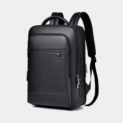 Waterproof Leather Executive Backpack T03 - Trostoo