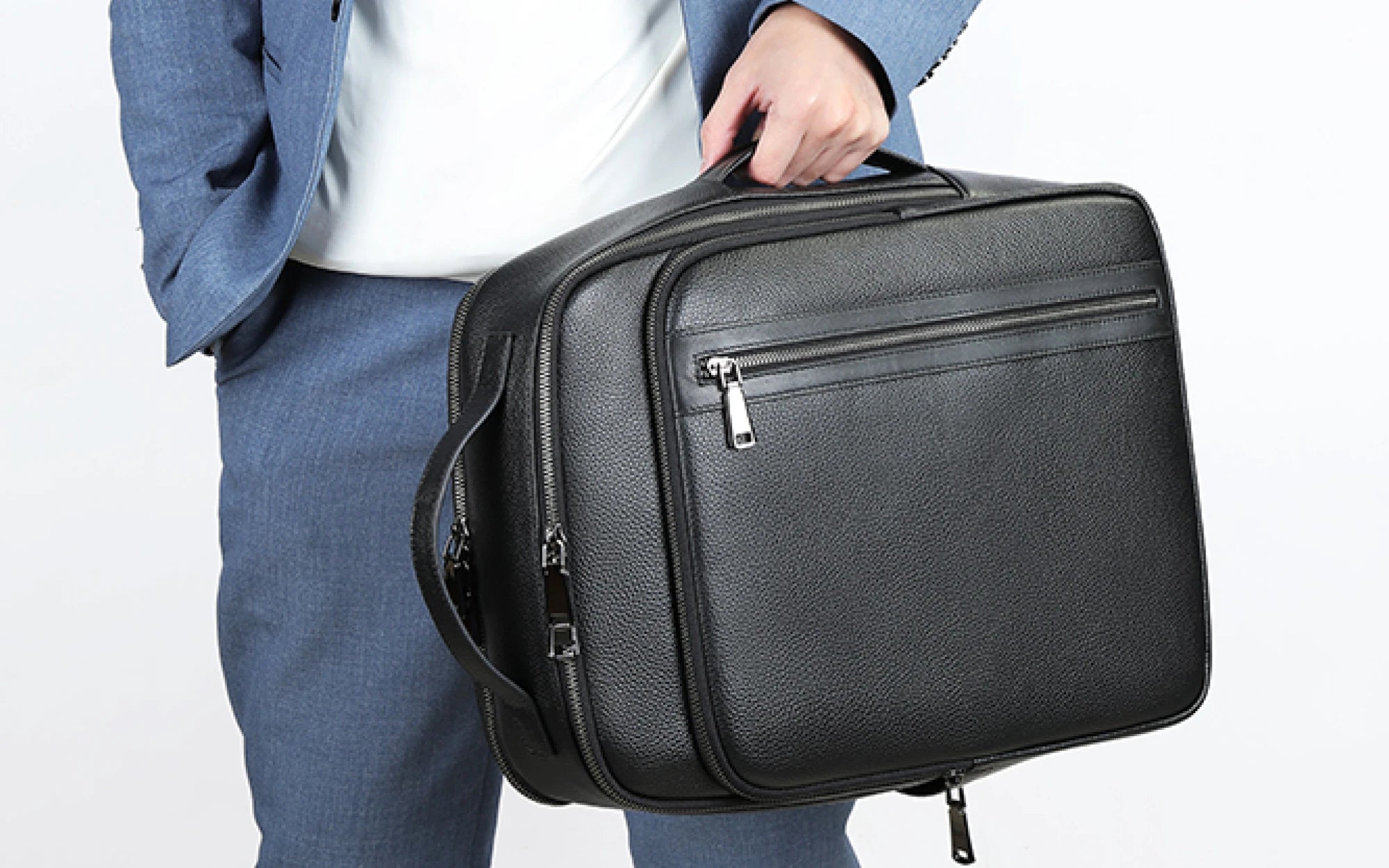 Leather Executive Backpack T08