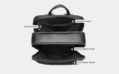 Leather Executive Backpack T09