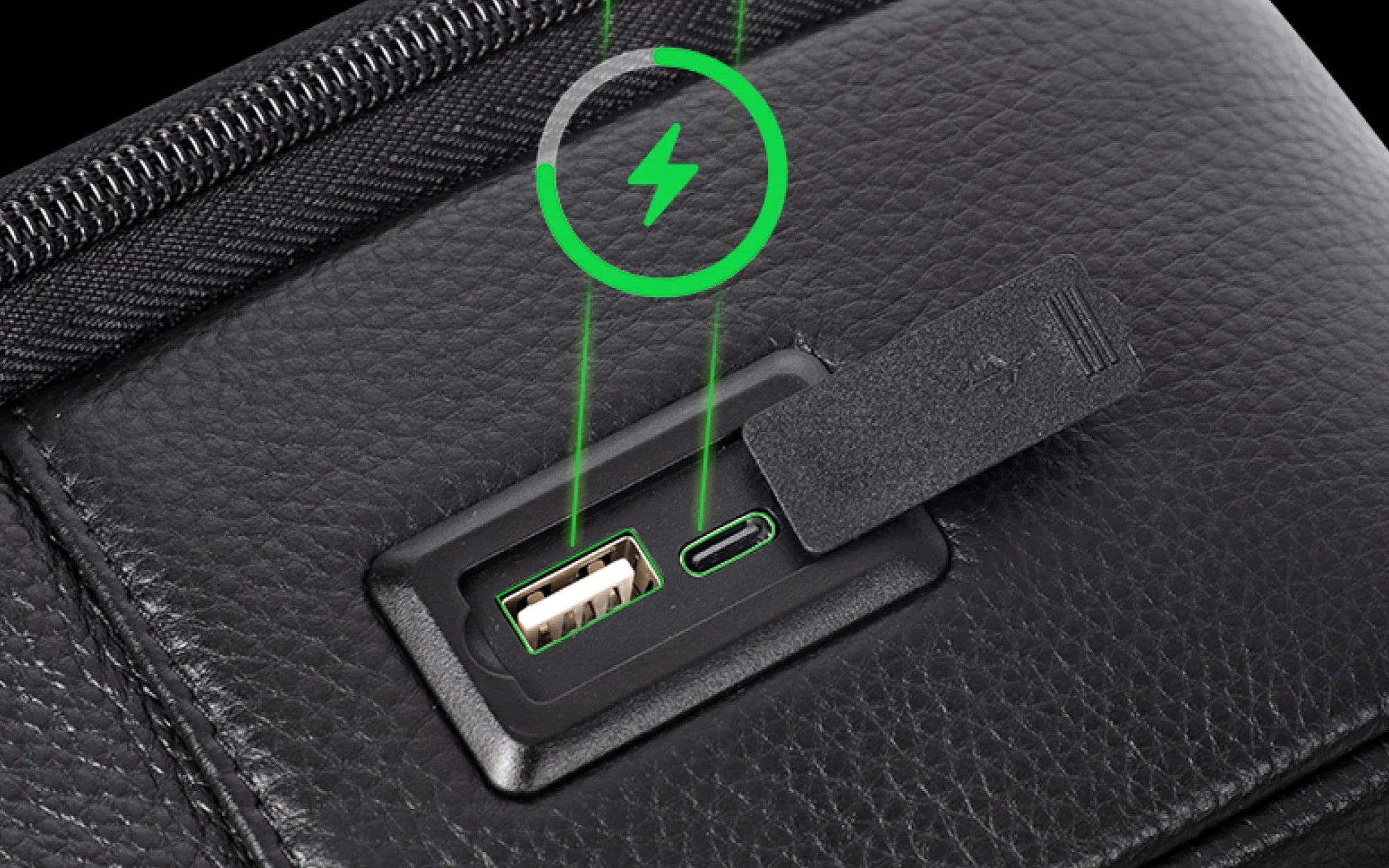 Leather Executive Backpack T05