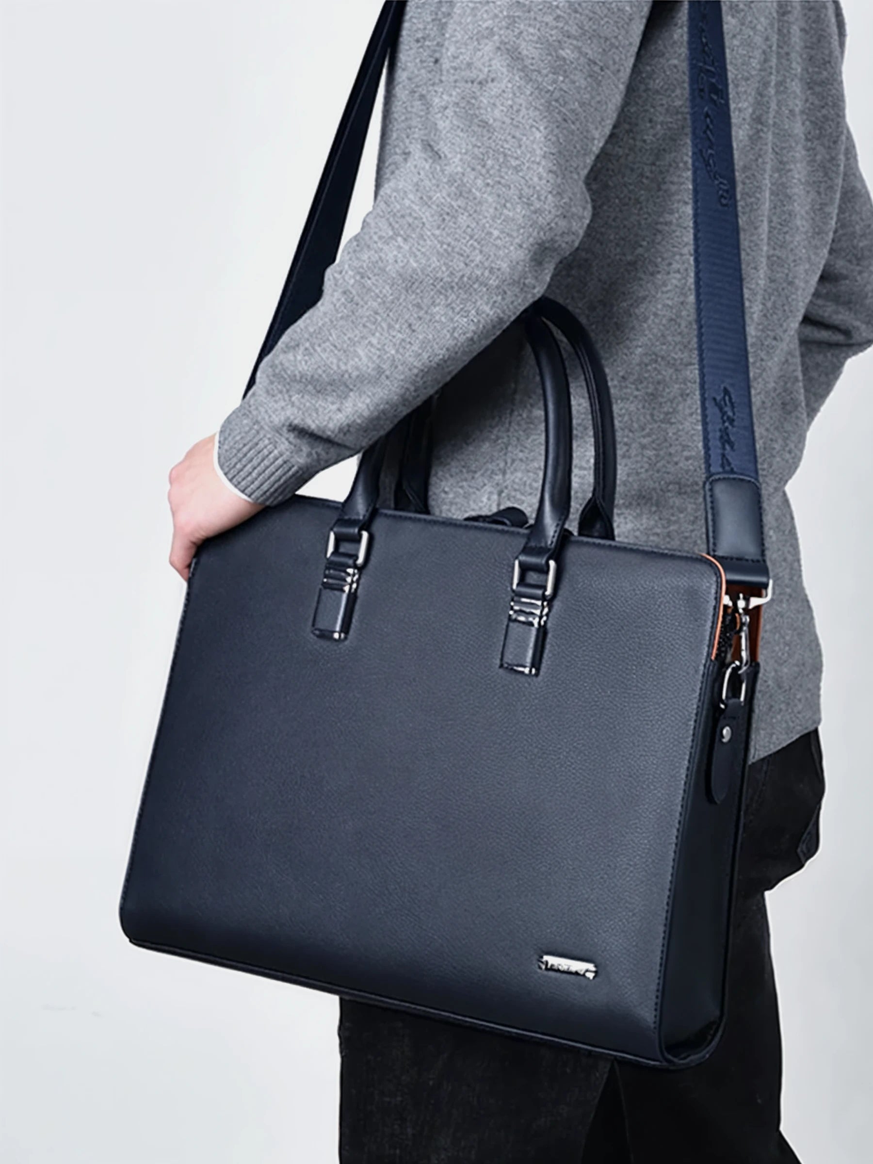 Leder Laptop Aktentasche P06