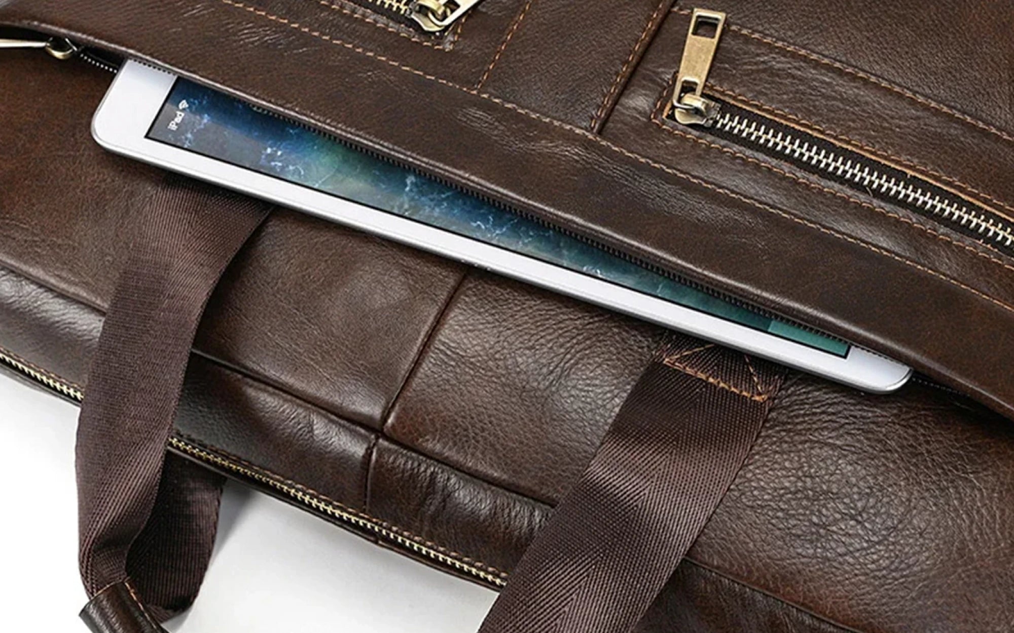 Leather Laptop Briefcase P01