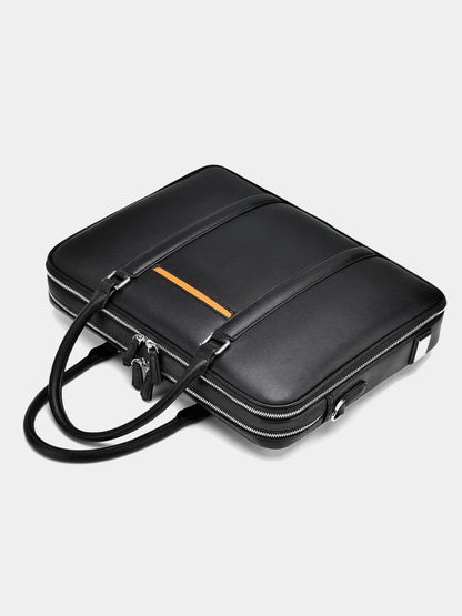 Leder Laptop Aktentasche P08