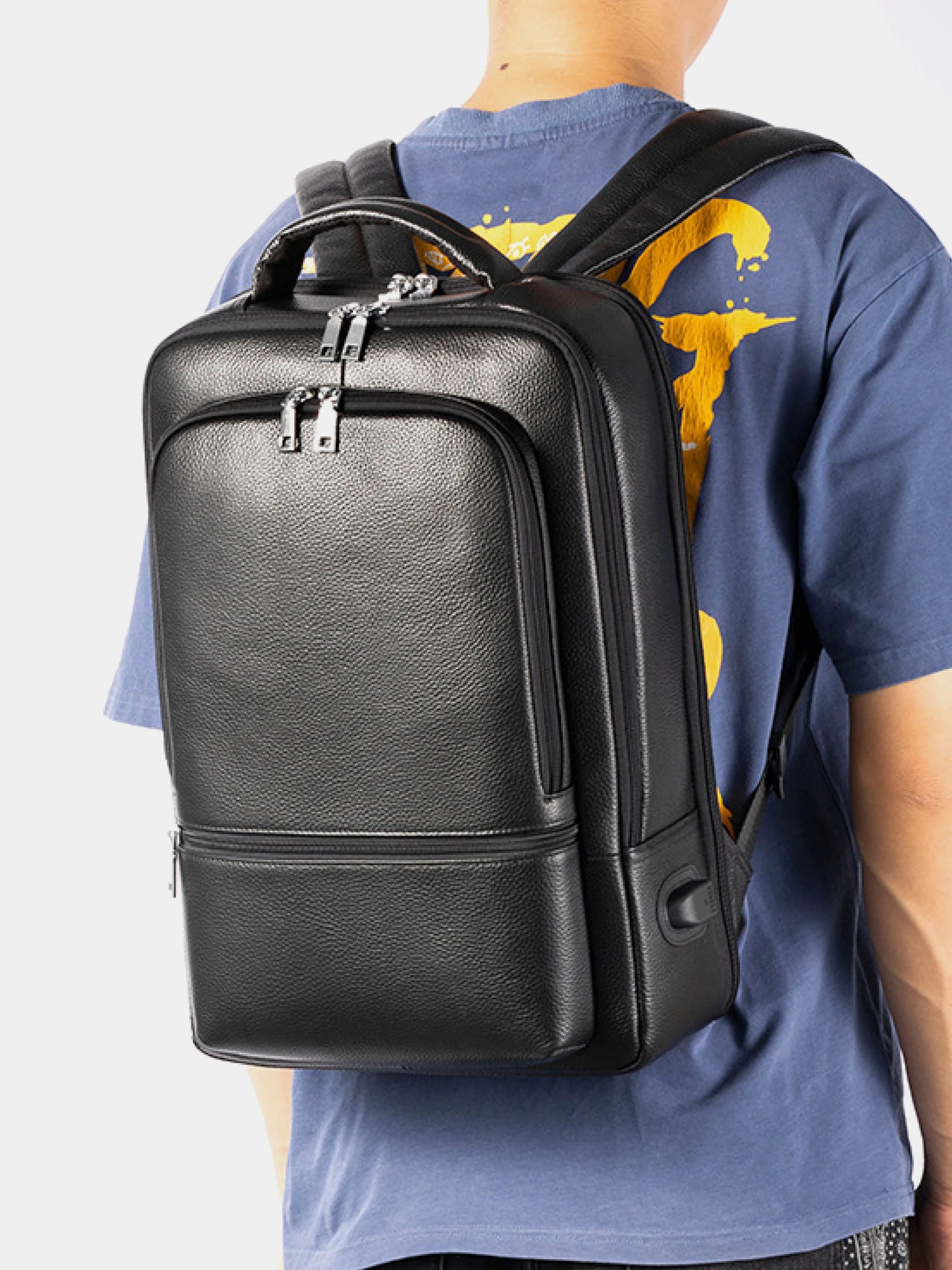 Leder Executive Rucksack T06