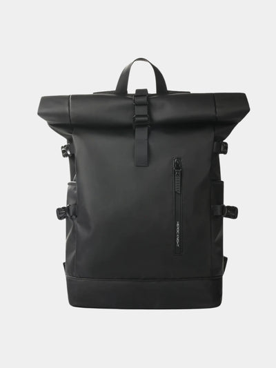Rolltop Travel Backpack T11 - Black