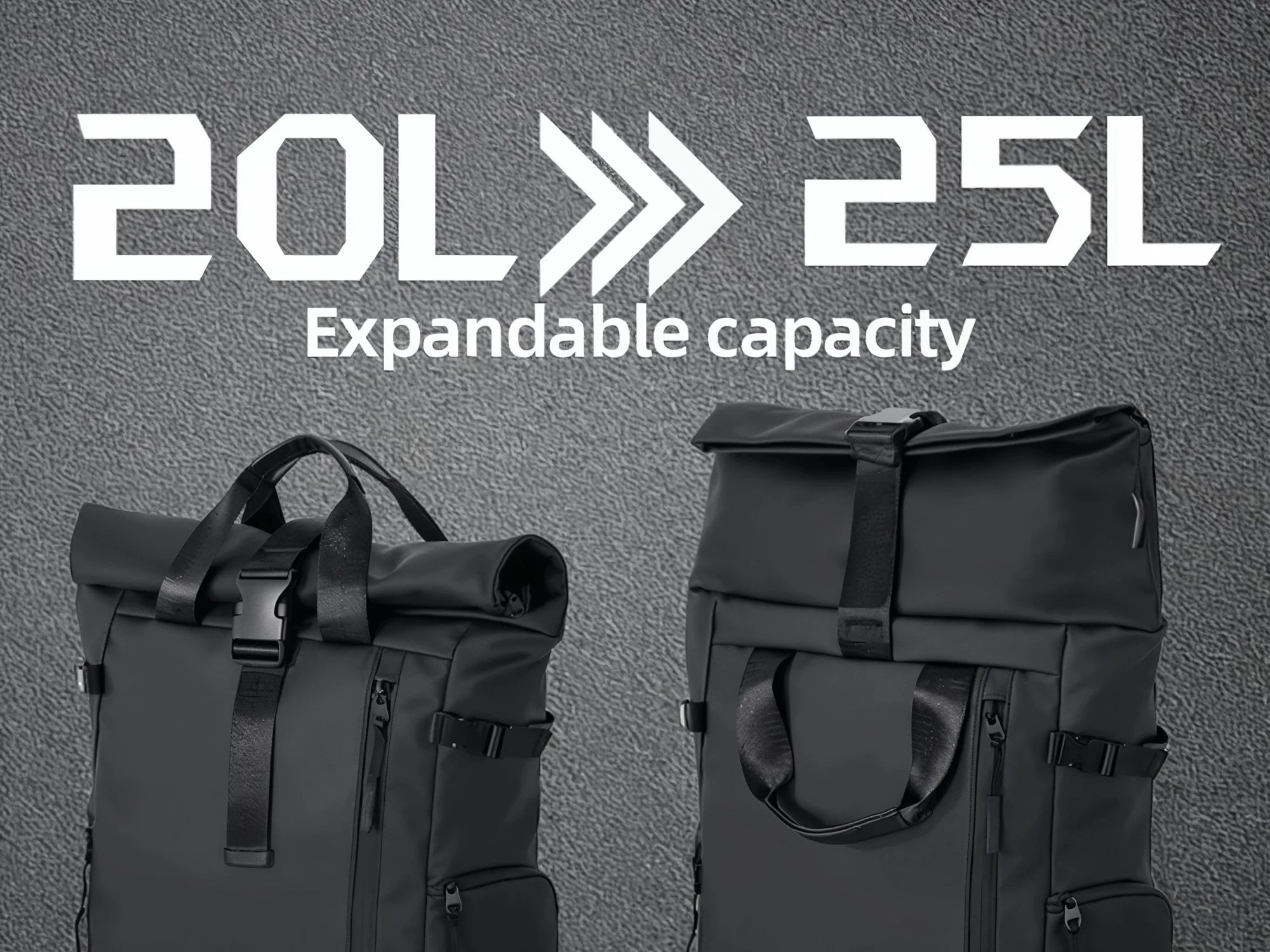 Rolltop Travel Backpack T12